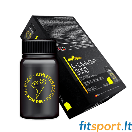 BigMan Nutrition L-CARNITINE+ 3000 (20 x 10 ml) Lemon flavor 